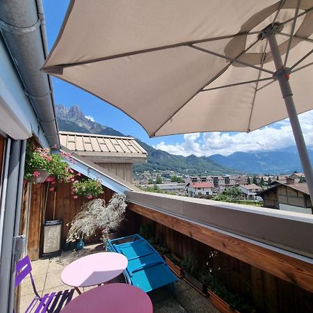 Ferienwohnung Vue Magique Sallanches Exterior foto